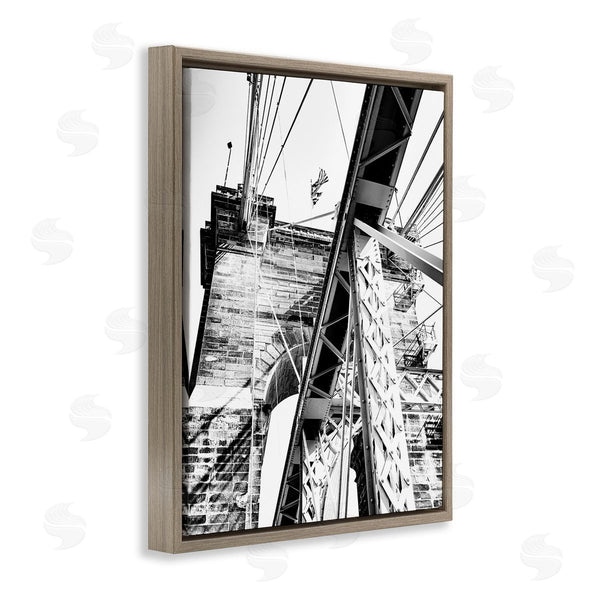 Stupell Industries Donnie Quillen | Grey Urban Bridge Wall Art