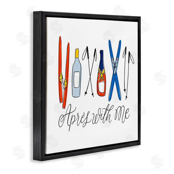 Stupell Industries Doodles.Ink. | Apres With Me Skiing & Liquor Wall Art
