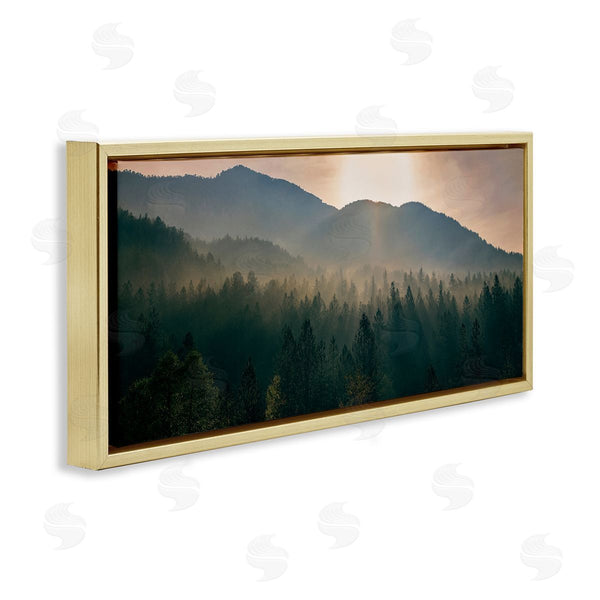 Stupell Industries Dora Artemiadi | Morning Sun Over Misty Trees Wall Art