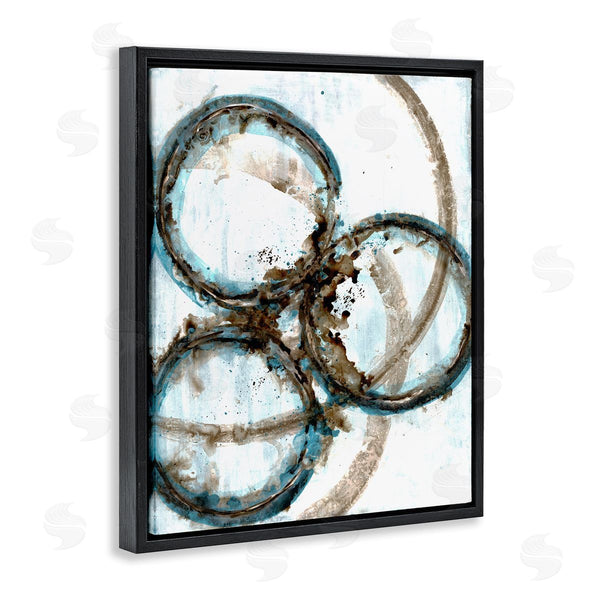 Stupell Industries Doris Charest | Modern Rust Inspired Ring Abstract Shape Painting Wall Art