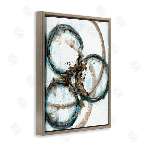 Stupell Industries Doris Charest | Modern Rust Inspired Ring Abstract Shape Painting Wall Art