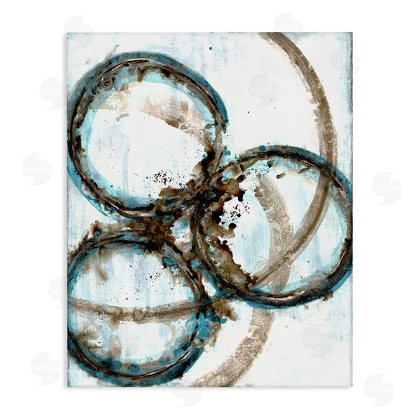stupell industries Doris Charest | Modern Rust Inspired Ring Abstract Shape Painting Wall Art