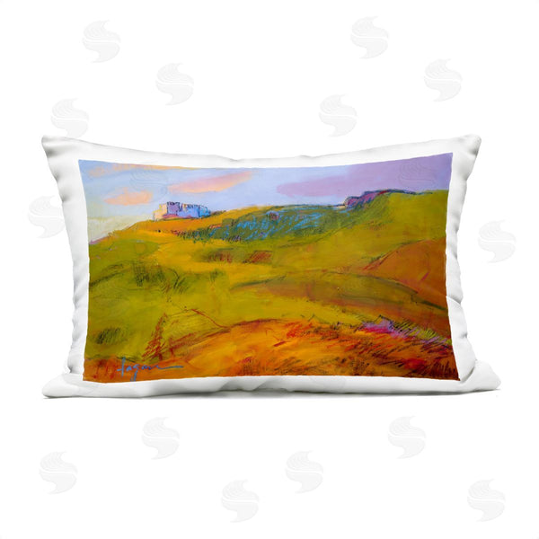 Stupell Industries Dorothy Fagan | Abstract Cottage On Hilltop Printed Throw Pillow