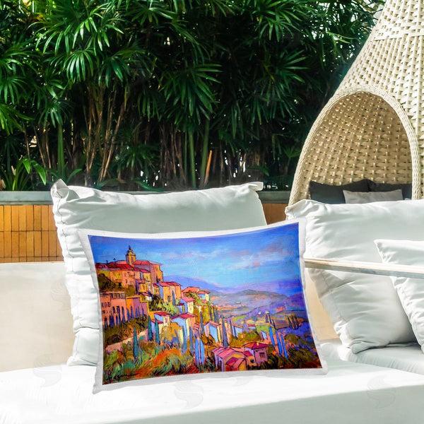 Stupell Industries Dorothy Fagan | Blue Shadowed Cityscape