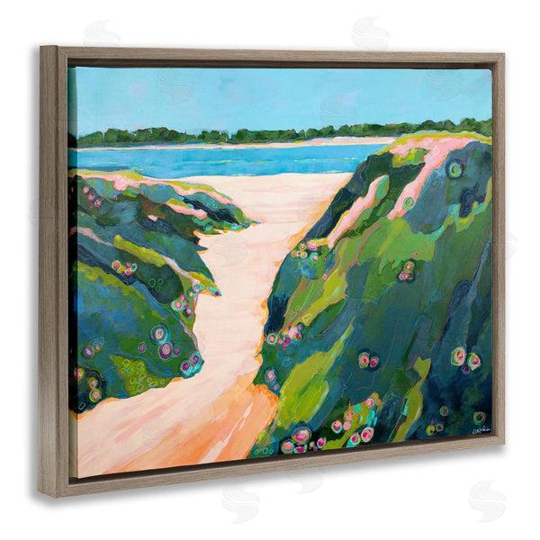 Stupell Industries Dorothy Holmes Mohler | Floral Cliffs Landscape