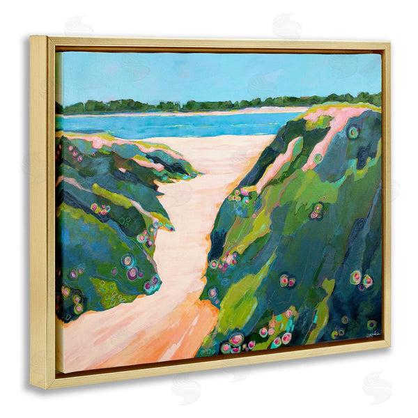 Stupell Industries Dorothy Holmes Mohler | Floral Cliffs Landscape