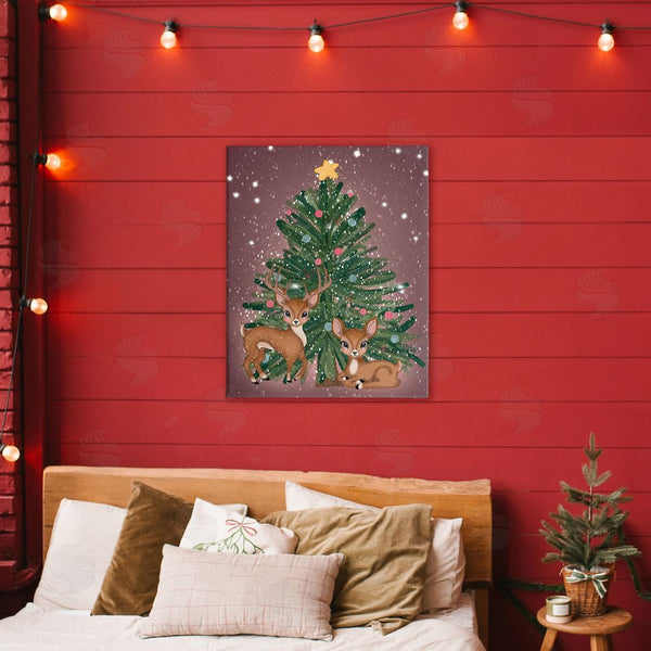 Stupell Industries Drew McInerney | Christmas Tree Fun Deer