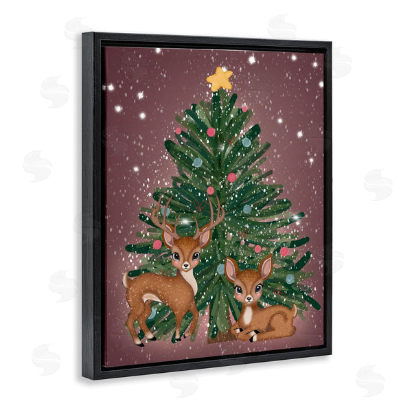 Stupell Industries Drew McInerney | Christmas Tree Fun Deer