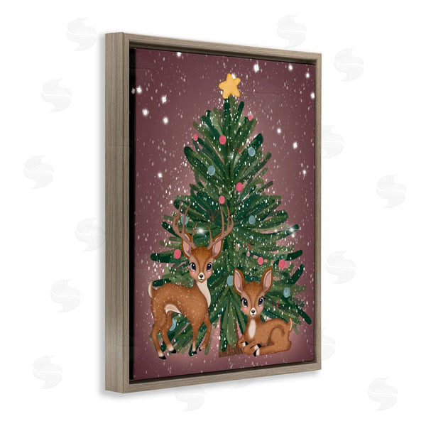 Stupell Industries Drew McInerney | Christmas Tree Fun Deer
