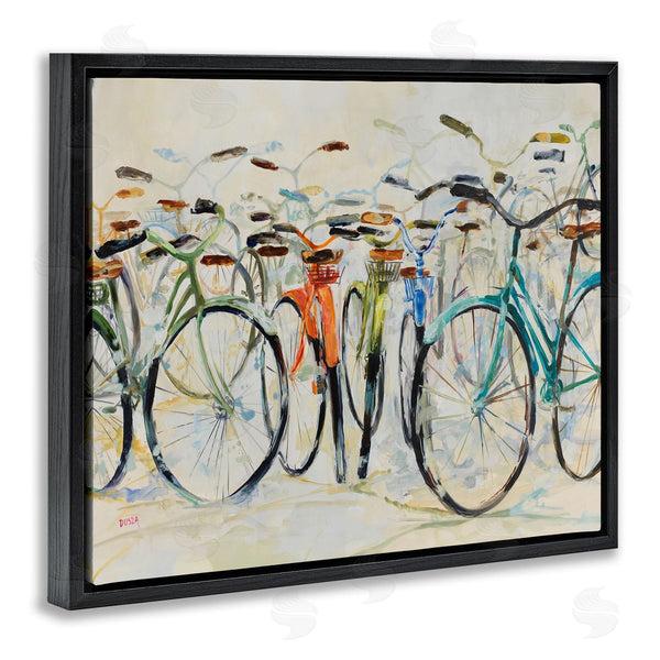 Stupell Industries Dusza | Abstract Expressive Bicycles