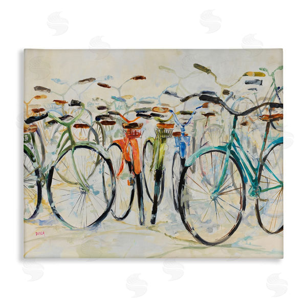 stupell industries Dusza | Abstract Expressive Bicycles