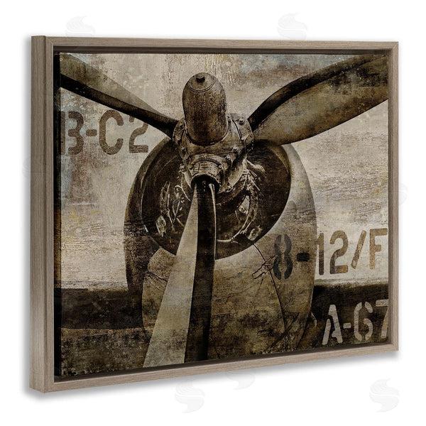 Stupell Industries Dylan Mattews | Airplane Rotor Vintage