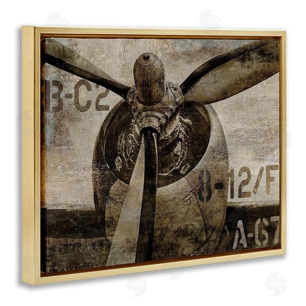 Stupell Industries Dylan Mattews | Airplane Rotor Vintage