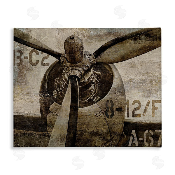 Stupell Industries Dylan Mattews | Airplane Rotor Vintage