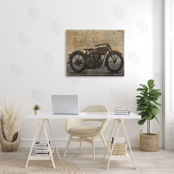 Stupell Industries Dylan Matthews | Vintage Motorcycle Collage Wall Art