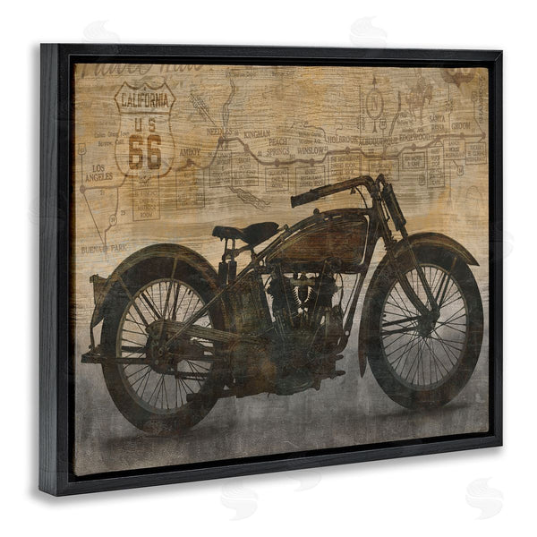 Stupell Industries Dylan Matthews | Vintage Motorcycle Collage Wall Art