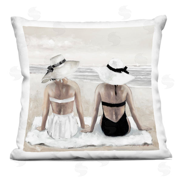 stupell industries E. Anthony Orme | Summer Beach Friends Shore Printed Throw Pillow