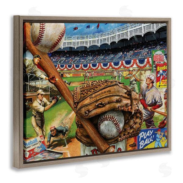 Stupell Industries Ed Wargo | Baseball Sports Collage