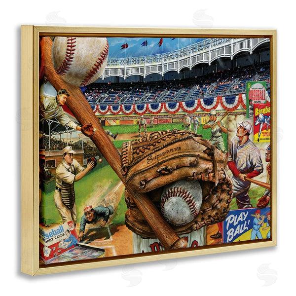 Stupell Industries Ed Wargo | Baseball Sports Collage