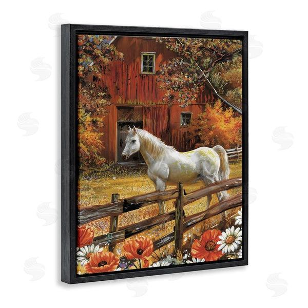 Stupell Industries Ed Wargo | Country Horse Autumn Barn Wall Art