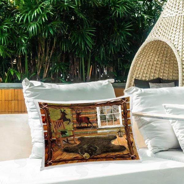 Stupell Industries Ed Wargo | Rustic Cabin With Border