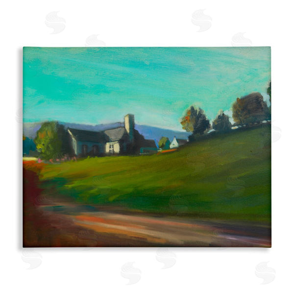 stupell industries Eddie Barbini | Rural House Landscape Wall Art