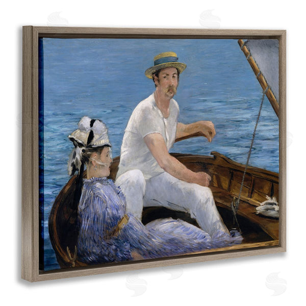 Stupell Industries Edouard Manet | Boating Classical Portrait Painting