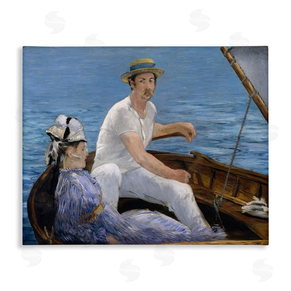 stupell industries Edouard Manet | Boating Classical Portrait Painting