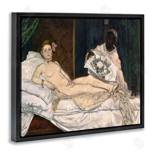 Stupell Industries Edouard Manet | Olympia Classical Portrait Painting