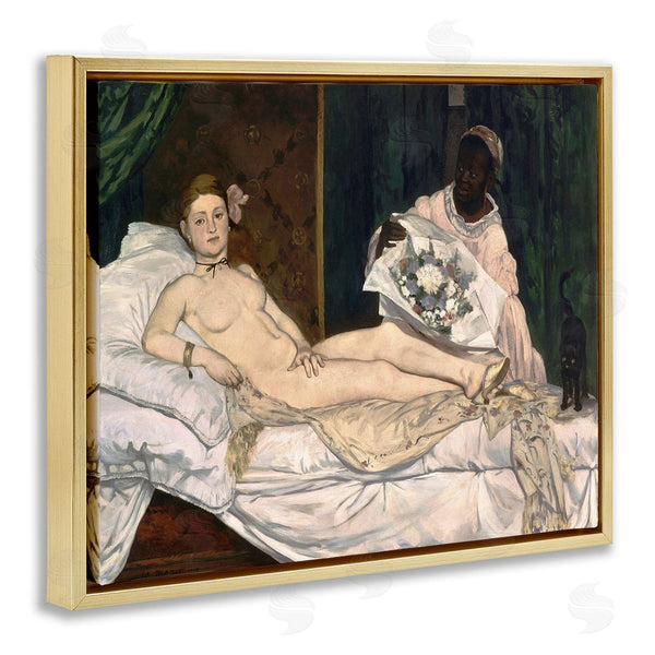 Stupell Industries Edouard Manet | Olympia Classical Portrait Painting