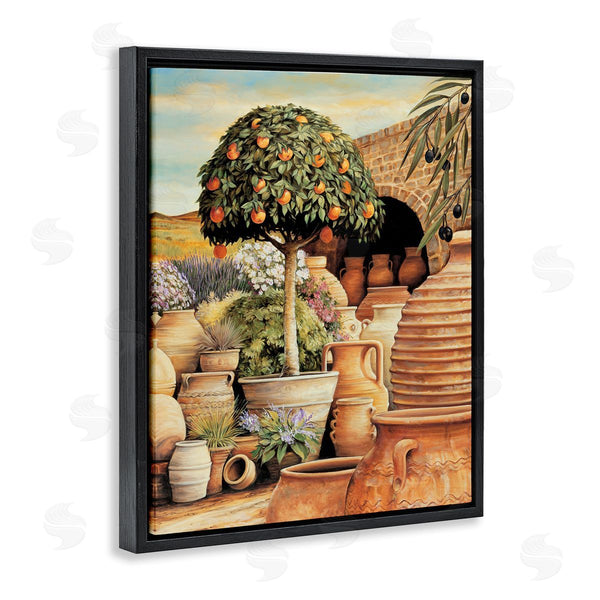 Stupell Industries Eduardo | Orange Tree & Pottery Scene Wall Art