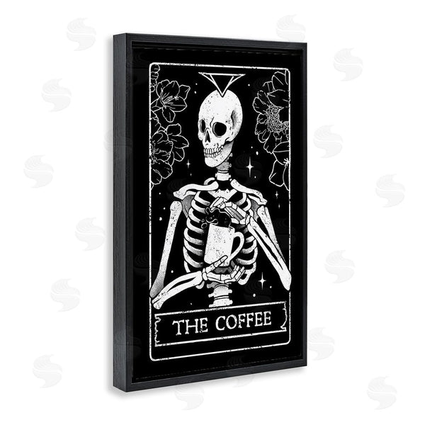 Stupell Industries EduEly Designs | The Coffee Skeleton Tarot