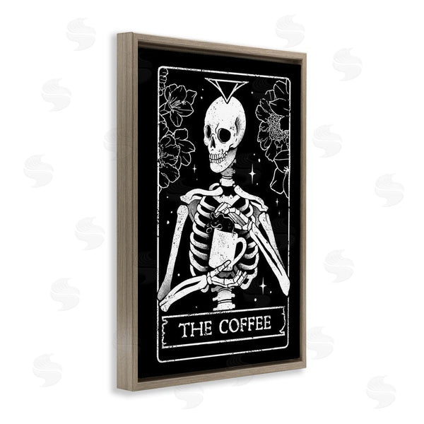 Stupell Industries EduEly Designs | The Coffee Skeleton Tarot