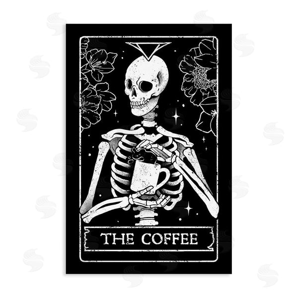stupell industries EduEly Designs | The Coffee Skeleton Tarot