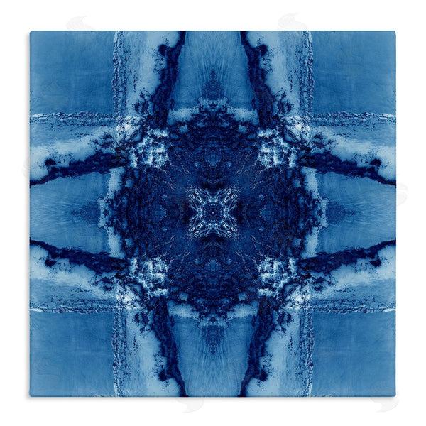 stupell industries El Perkin | Blue Geometric Shapes Wall Art