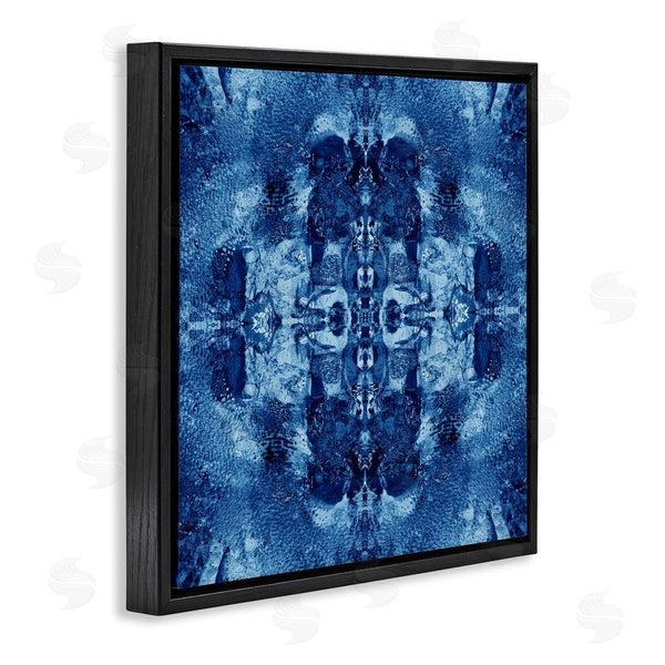 Stupell Industries El Perkin | Blue Mirrored Pattern Wall Art