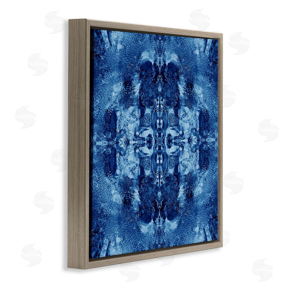 Stupell Industries El Perkin | Blue Mirrored Pattern Wall Art