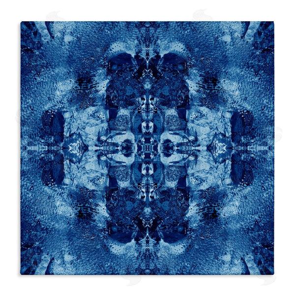 stupell industries El Perkin | Blue Mirrored Pattern Wall Art