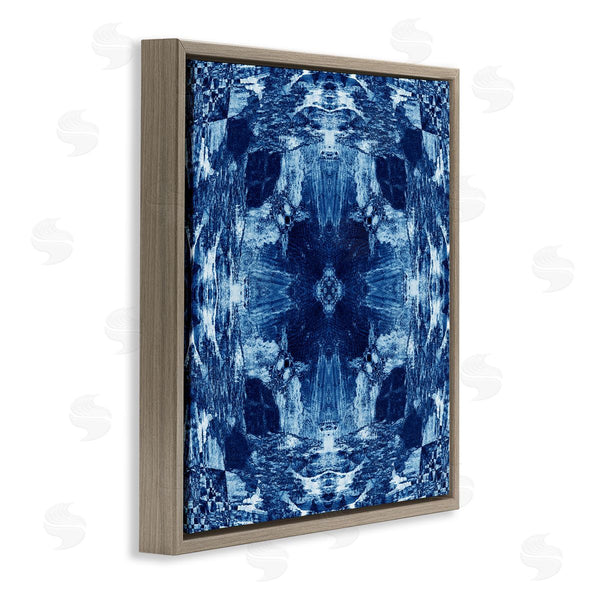 Stupell Industries El Perkin | Blue Mirrored Symmetry Wall Art