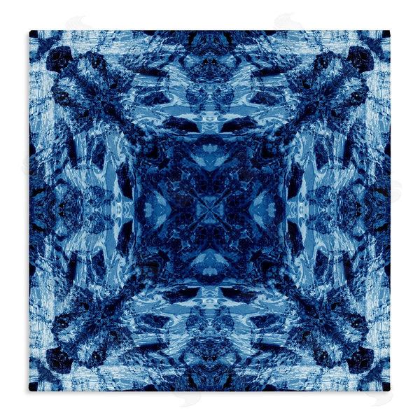 stupell industries El Perkin | Blue Tie Dye Symmetry Wall Art
