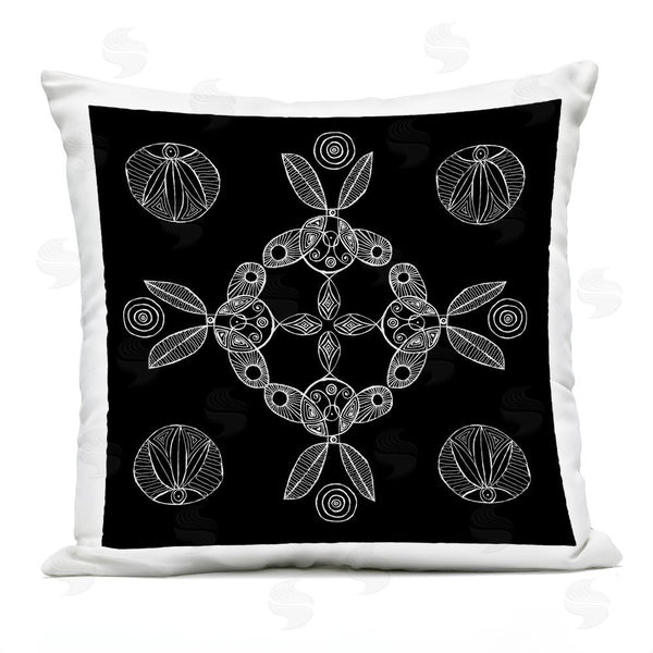 Stupell Industries El Perkin | Circular Symmetry Elementals Throw Pillow