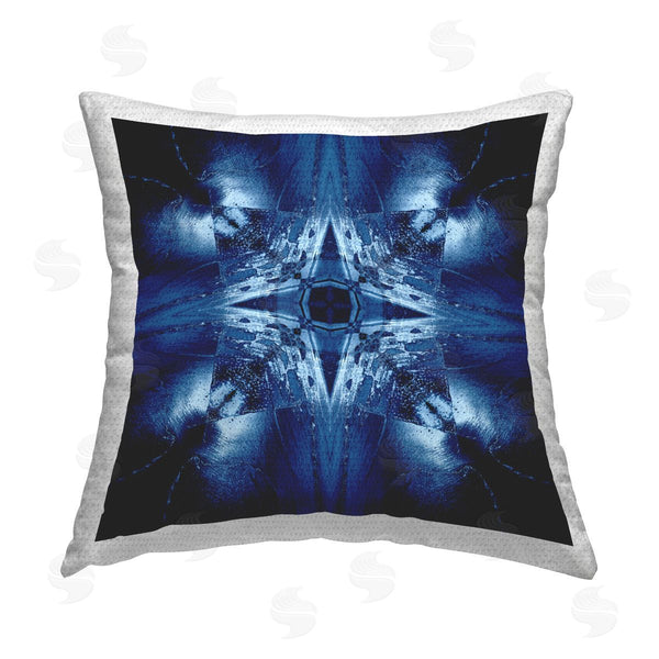 Stupell Industries El Perkin | Dark Mirrored Mosaic Printed Throw Pillow