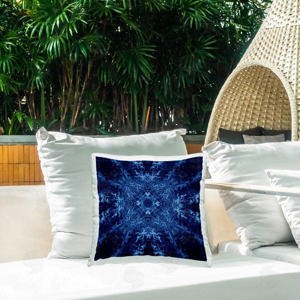 Stupell Industries El Perkin | Dark Tie Dye Style Printed Throw Pillow