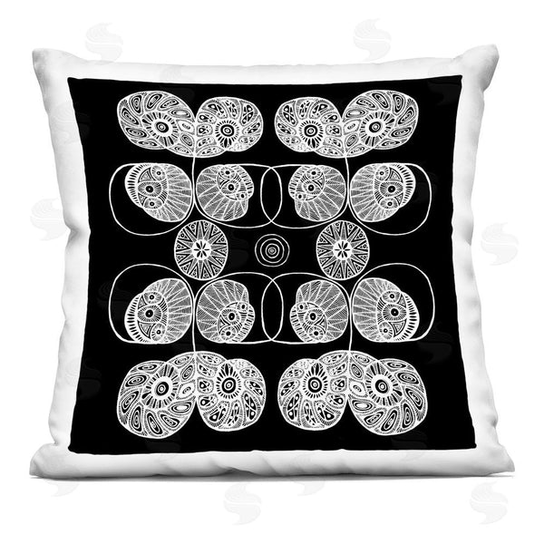 stupell industries El Perkin | Detailed Rounded Elementals Throw Pillow