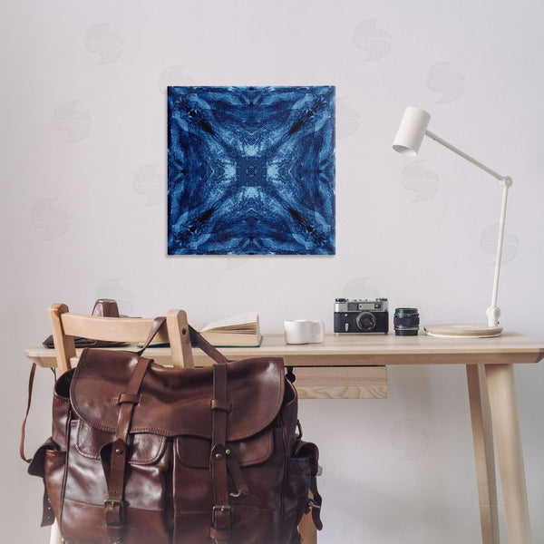Stupell Industries El Perkin | Mirrored Blue Pattern Wall Art