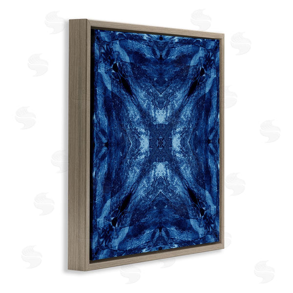 Stupell Industries El Perkin | Mirrored Blue Pattern Wall Art