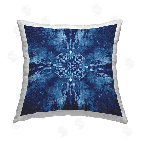 Stupell Industries El Perkin | Mosaic Tie Dye Motif Printed Throw Pillow