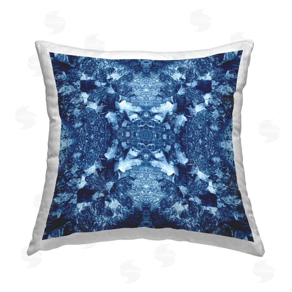 stupell industries El Perkin | Mosaic Tie Dye Pattern Printed Throw Pillow