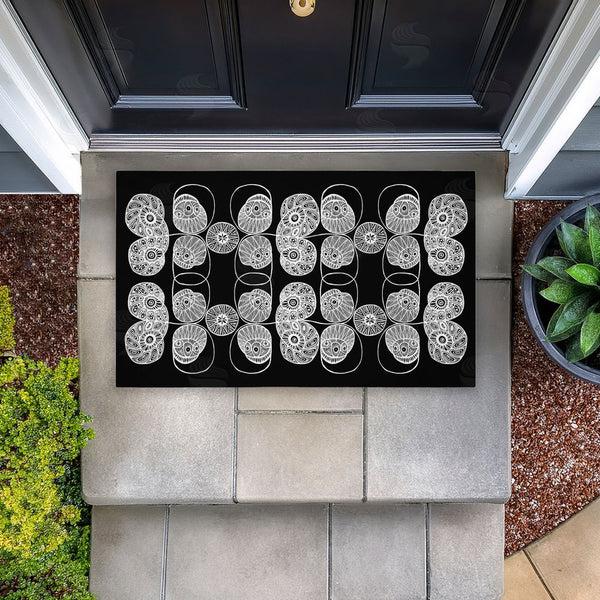 Stupell Industries El Perkin | Patterned Elemental Shapes Non-Woven Door Mat