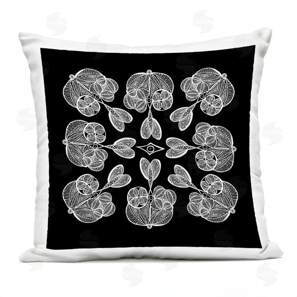 Stupell Industries El Perkin | Rounded Symmetry Elementals Throw Pillow